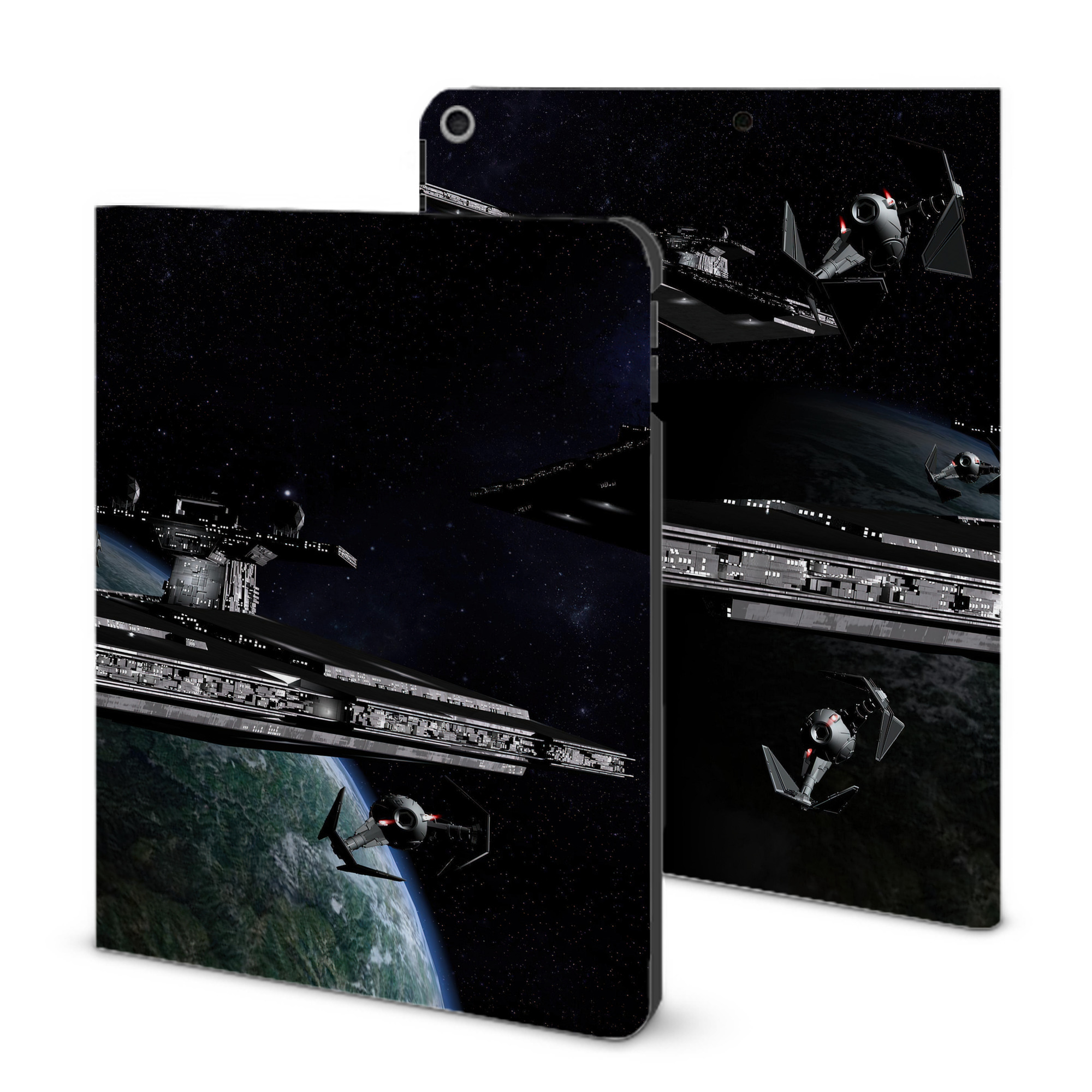 （画像用） スター・ウォーズ Star Wars IPad ケース ブック型 PUレザー TPU 耐衝撃 軽量 薄型 ペン収納なし 全面保護 IPad 各モデル対応